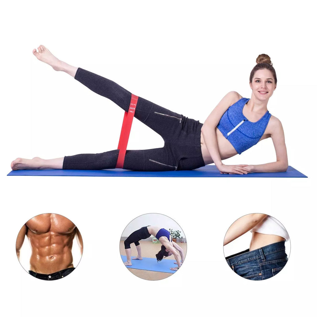 Kit 5 Bandas Ligas De Resistencia Gym Yoga Crossfit + Ebook